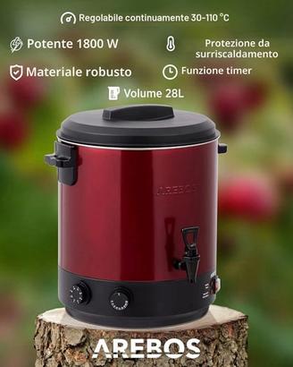Bollitore ideale per preparare i canditi.