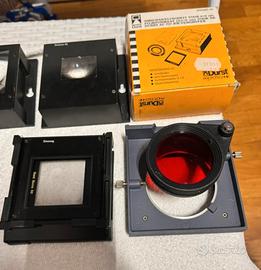 Lotto di componenti per camera oscura