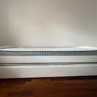 Letto Singolo con Letto Estraibile 90x200 a Doghe