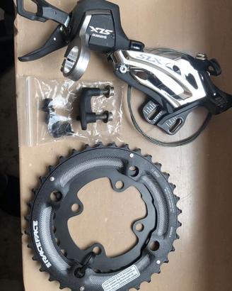 Cambio anteriore Shimano SLX + corone. Nuovi