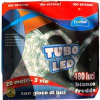 Tubo led 20m 3 vie Bianco Freddo con 480 luci