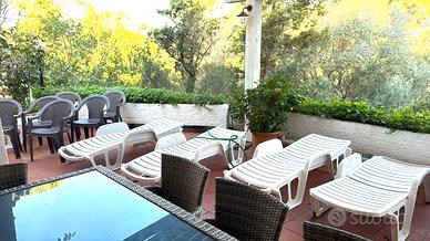 6 Sdraio sole resina bianca