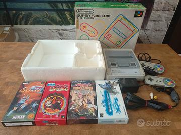 console Nintendo Superfamicom ntsc-j+4 giochi 