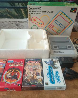 console Nintendo Superfamicom ntsc-j+4 giochi 