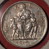 5 Lire Impero 1936 Vittorio Emanuele III