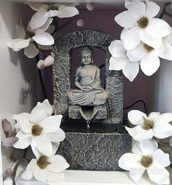 Fontanella Zen con Buddha in Resina - relax 