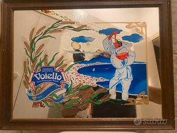 Specchio pubblicitario vintage pasta voiello