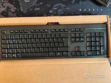 Tastiera per PC marca HP, usb, TEDESCA
