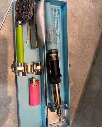 Weller Pyropen Piezo saldatore gas con valigetta
