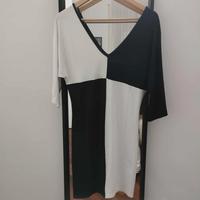 Abito Calzedonia bianco e nero Tg.Unica