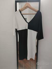 Abito Calzedonia bianco e nero Tg.Unica