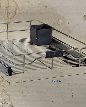 Cestino-cassetto telescopico per cucina