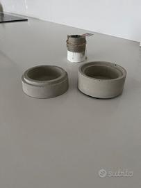 portagioie in cemento Grigio