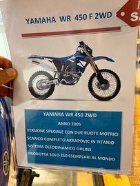 Yamaha wr 450 2wd