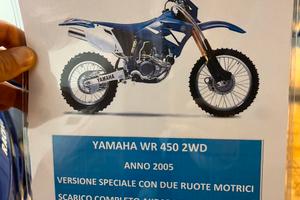 YAMAHA WR450FS-2Trac con solo 11 ore