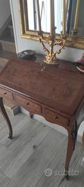 scrittoio a ribaltina intarsiato 