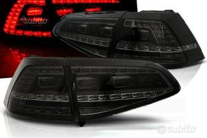 Fari posteriori led volkswagen golf 7 neri smoke