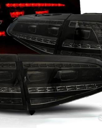 Fari posteriori led volkswagen golf 7 neri smoke