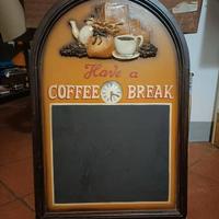 Lavagna in legno Pub