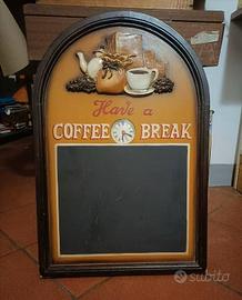 Lavagna in legno Pub