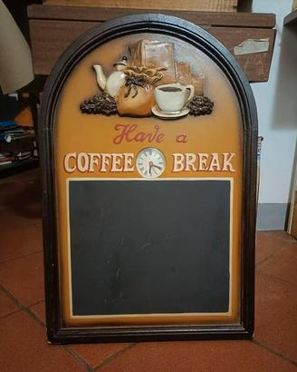 Lavagna in legno Pub