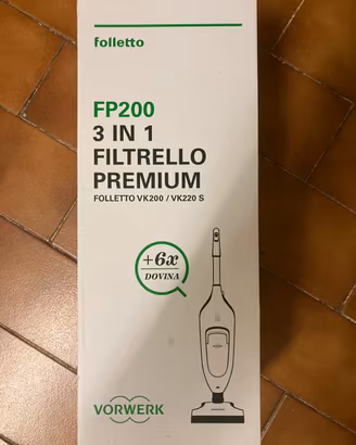 VORWERK FOLLETTO FP200 6 + 6 DOVINA VK200 e VK200S