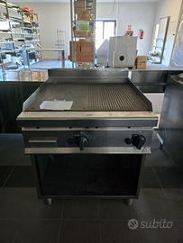 Frytop a GAS Berto's piastra liscia e rigata