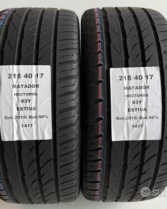 2 gomme 215 40 17 matador a1417