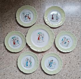 Set piatti da collezione vintage