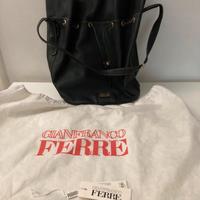 Borsa secchiello Ferrè pelle vintage