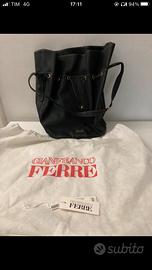 Borsa secchiello Ferrè pelle vintage