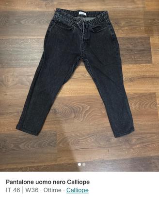 Pantalone uomo nero Calliope