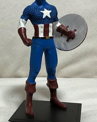 Miniatura Capitan America con rivista
