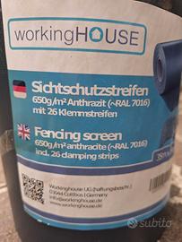 rotolo frangivista per cancello antracite 39metri