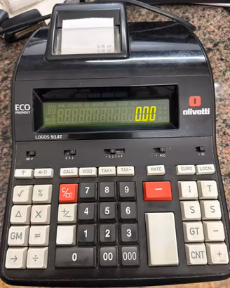 Calcolatrice Scrivente Olivetti Logos 914T