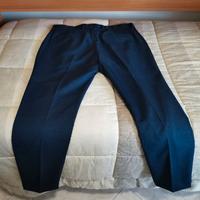 PANTALONE BLU CLASSICO TRAMA UOMO PIAZZA ITALIA TA