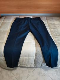 PANTALONE BLU CLASSICO TRAMA UOMO PIAZZA ITALIA TA