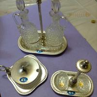 ANTICO SET CONDIMENTO O MENAGE DA TAVOLA ANNI 60 