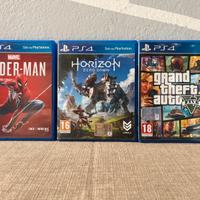 3 videogiochi per PS4