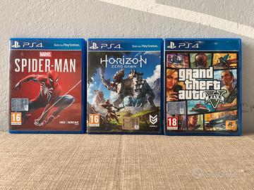 3 videogiochi per PS4