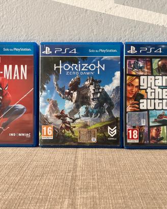 3 videogiochi per PS4