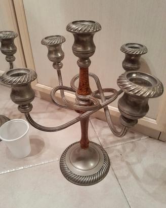 Coppia di candelabri 
