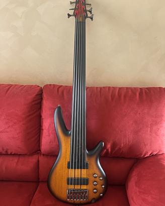 Basso Fretless 6 corde Ibanez SRF706-BBF 