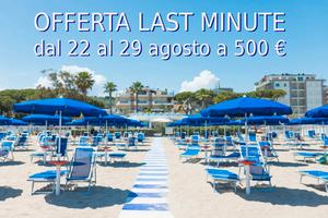 LAST MINUTE 29/8 - 1/9 con servizio spiaggia