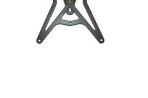 PORTA TARGA UNIVERSALE REGOLABILE ONE NERO