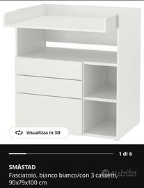 Fasciatoio/scrittoio Ikea Smastad