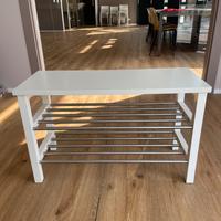 Porta scarpe con panca