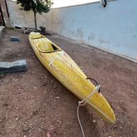 Canoa biposto in vetroresina