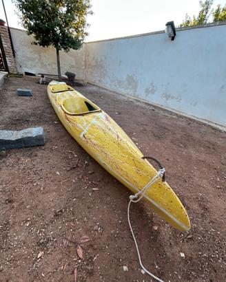 Canoa biposto in vetroresina