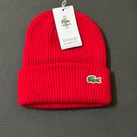 Lacoste Originale in Lana a Costine - Rosso- nuovo